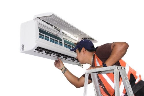 Ductless mini-split system at Olson Energy Service